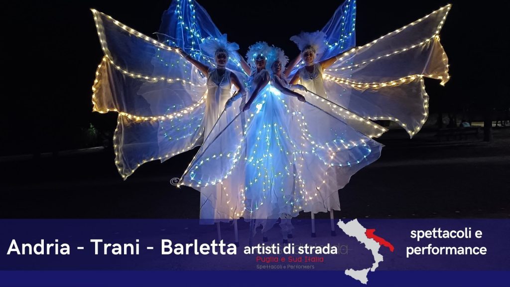 Andria, Trani , Barletta proposte artisti di strada per il tuo matrimonio, spettacoli e performance. Trampolieri, Giocolieri, sputafuoco, mimi, bolle di sapone.