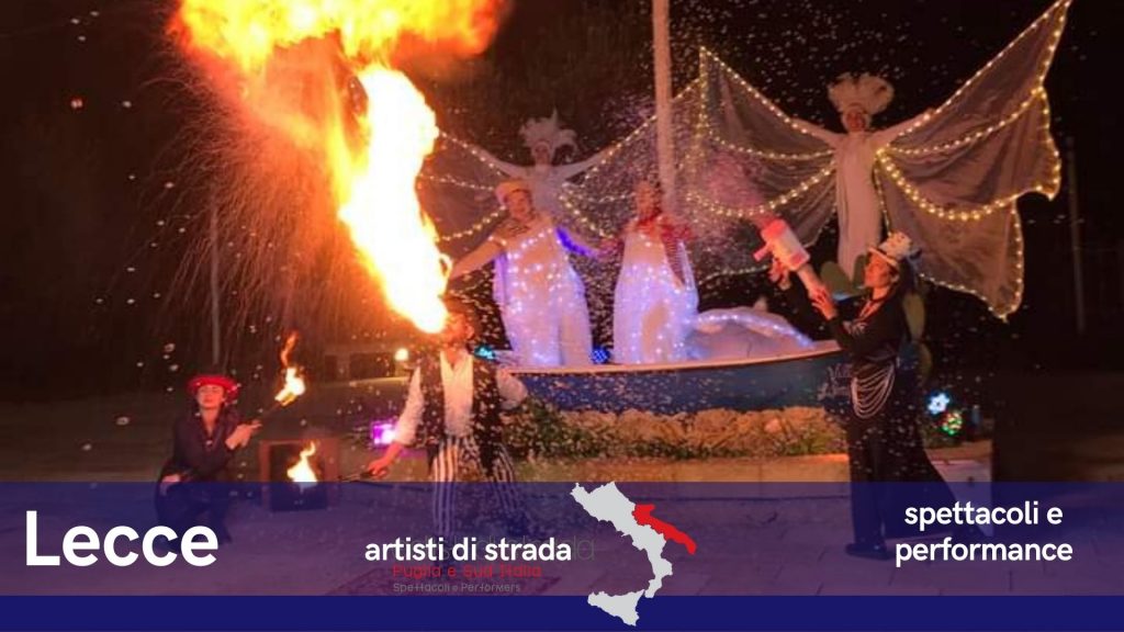 Lecce proposte artisti di strada per il tuo matrimonio, spettacoli e performance. Trampolieri, Giocolieri, sputafuoco, mimi, bolle di sapone.