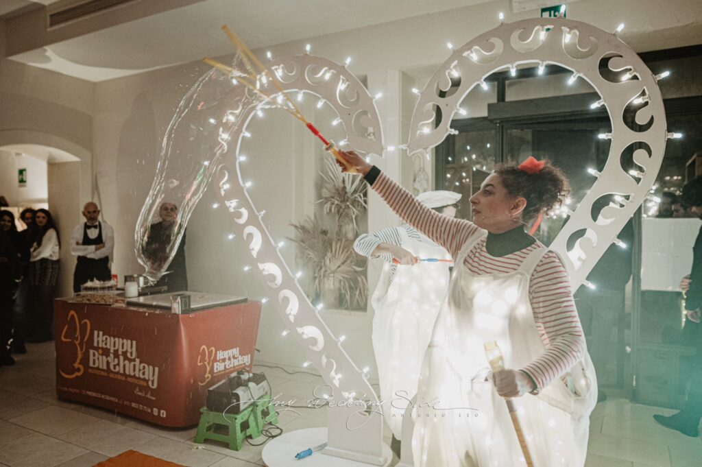 Spettacolo matrimonio Lecce artisti di strada Puglia