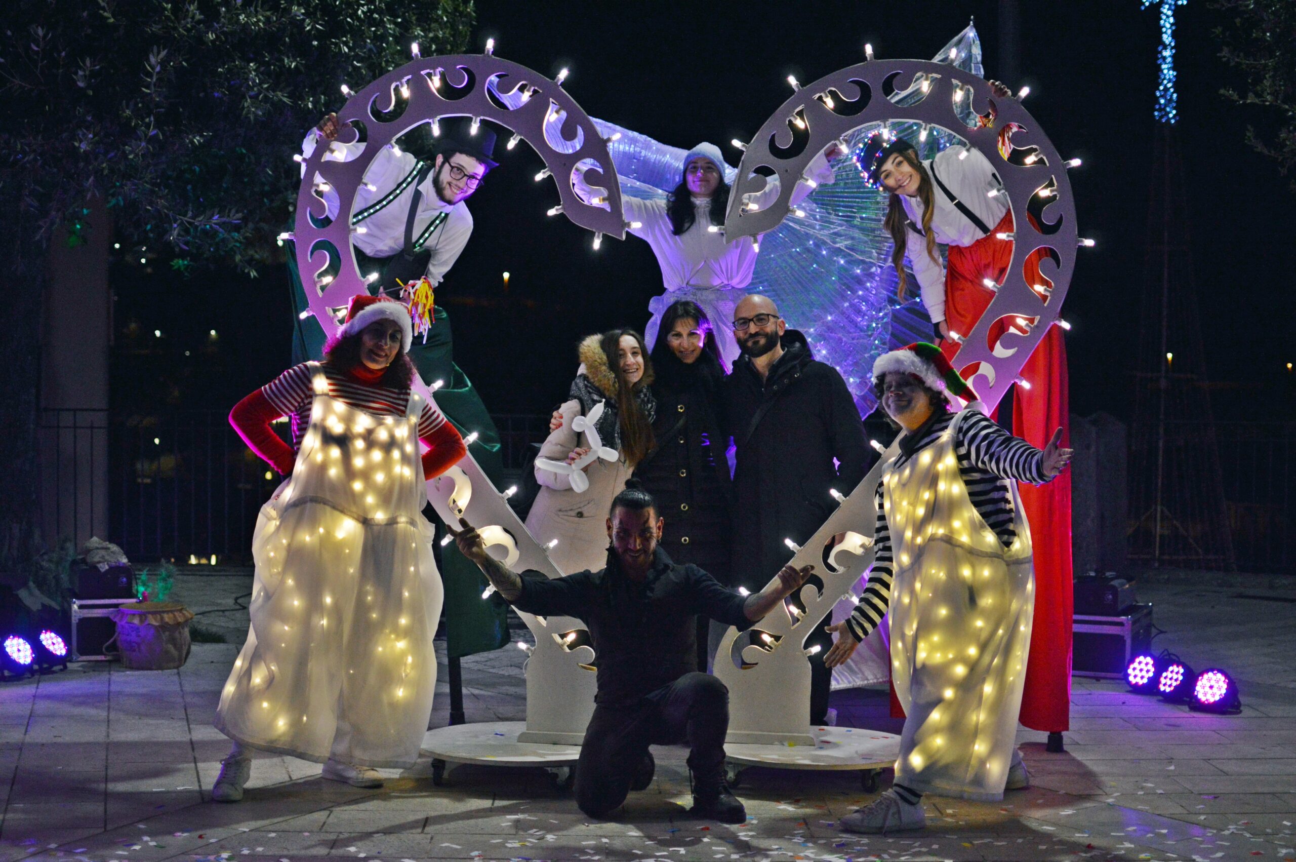 Parata di Trampolieri per il Natale in Puglia
