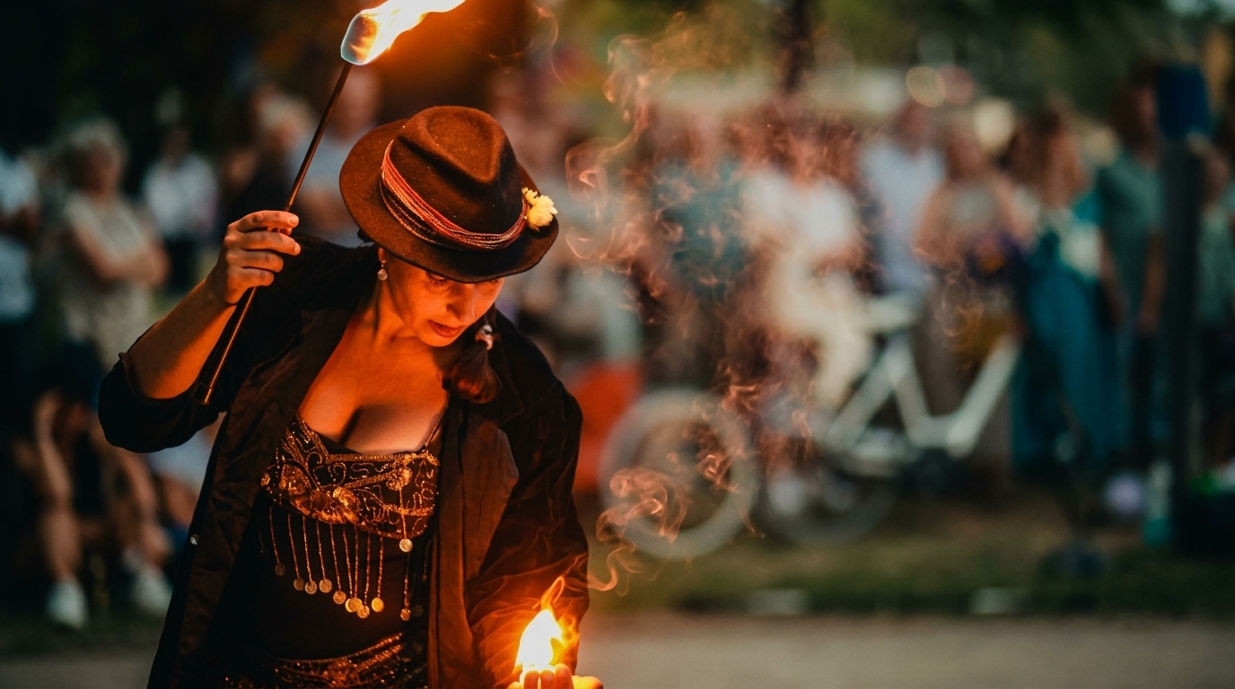 lily-fire-show-artistidistrada-puglia-open-circus-puglia